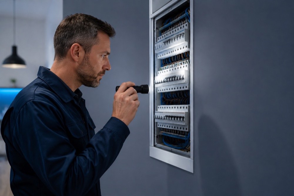 Fictional electrical website direction for Juniper Current Electric