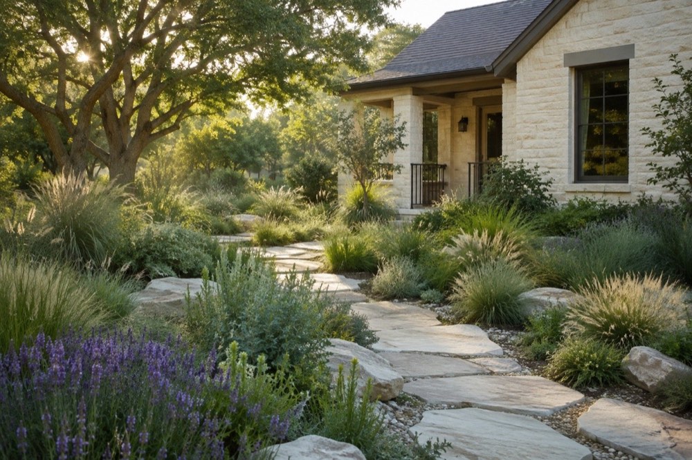 Fictional landscaping website direction for Limestone Yardworks